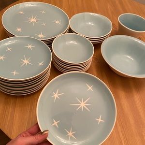 Harkerware Dishes - Star-Lite Pattern 30+ pieces